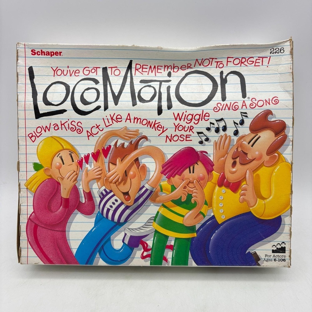 VINTAGE Locomotion SEALED Schaper 1986 Family Game Children's